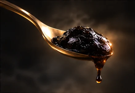Cuillère de résine de shilajit